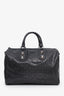 Gucci Black GG Imprime Canvas and Leather Medium Joy Boston Bag