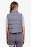 Thom Browne Grey 4-bar Matte Nylon Down Vest Size 10 Kids