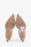 Prada Beige Saffiano Leather Heels Size 39.5