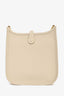 Hermès 2021 Cream Taurillion Clemence Evelyne TPM 16 Crossbody