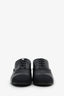 Pre-loved Chanel™ Black Leather Interlocking CC Chain Detail Oxfords Size 40