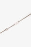 Louis Vuitton Silver Tone Monogram Charms Necklace