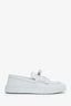 Hermès White Leather Game Slip On Sneakers Size 35