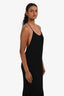 Ba&sh Black Crinkle Sleeveless Midi Dress Size S