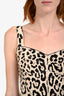 Dolce & Gabbana 2011 Black/White Silk Patterned Mini Dress Size 40