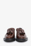 Burberry Brown Leather Tassel Loafers Size 36.5