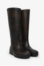 The Row Brown Leather Billie Boots Size 35
