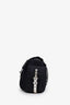 Prada Black New Vela Nylon Studded Messenger Bag