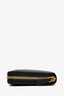 Prada Black Saffiano Leather Long Zip Wallet