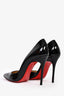 Christian Louboutin Black Patent 'Iriza 100' Pumps Size 36.5
