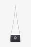 Fendi Black Calfskin Leather Kan I Wallet on Chain SHW