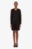 Maje Black Crochet Jacket Size 38