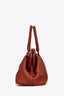 Fendi Red Leather Selleria Top Handle Bag