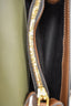 Marni Grey/Green Leather Mini Trunk Crossbody Bag