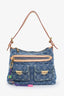Louis Vuitton 2026 Blue Denim Monogram Baggy Shoulder Bag