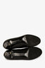 Pre-loved Chanel™ Black Crinkled Patent Leather Cap Toe Interlocking CC Heels Size 37C