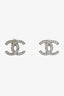 Pre-loved Chanel™ Rhinestone CC Stud Earrings