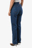 Acne Studios Blue Denim High Rise Wide Leg Jeans Size 26