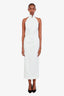 White Halter Neck Backless 'Hemingway' Dress Size 36