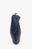 Givenchy Navy Smooth Leather Chain-Link Infinity Hobo Bag with Pouch