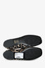 Ganni Leopard Print Canvas Lace Up Ballet Flat Size 37