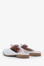 Hermès White Leather Oz Mule Size 36