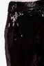 Balmain Black Sequin Straight Leg Pants Size 36