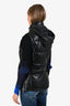 Barbara Bui Black Lambskin Puffer Vest Size 40
