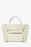 Celine Cream Leather Mini Belt Bag with Strap