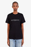 Givenchy Black Cotton Logo T-Shirt Size XXS