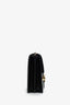 Gucci Black Leather Interlocking G Medium Dollar Bag