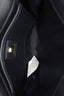 Versace Black Leather La Medusa Flap Chain Clutch