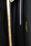 Saint Laurent Black Becky YSL Monogram Leather Chain Wallet Bag