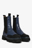 Ganni Purple Cleated Mid Chelsea Boots Size 36