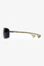 Chrome Hearts 2000S Beige Frame The Beast III Square Aviator Sunglasses