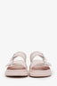 Alexander McQueen Pink Rubber Slides Size 37