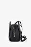Loro Piana Black Grained Leather Sesia Crossbody Bag