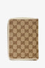 Gucci Brown Canvas Monogram Agenda Case