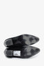 Celine Black Suede Buckle Ankle Boots Size 37