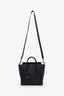 Celine Black Leather Nano Luggage Bag with Strap