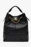 Pre-loved Chanel™ 25A Black Calfskin Vertical Bucket Bag
