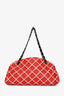 Pre-loved Chanel™ 2010-2011 Red Small Stitch 'Just Mademoiselle' Bowling Bag