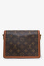 Louis Vuitton Monogram Leather Mini Dauphine Crossbody Bag With Strap