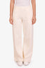 Pantalon droit en coton crème Anine Bing taille S
