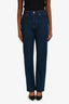 Reformation Blue Denim 'Jax' Stretch High Rise Straight Jeans Size 26