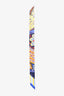 Hermès Blue/Orange/Yellow Graphic Printed Twilly