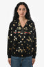 Gucci Black Gold Star Logo Hoodie Size XS