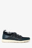 Jimmy Choo Green/Navy Leather Mesh Nija Sneakers Size 43.5 Mens