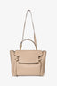 Celine Beige Grained Leather Micro Belt Bag with Strap
