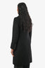 Max Mara Black Camel Single Breasted Coat Size 2 US